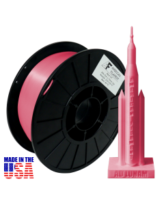 American Filament Silk PLA 1.75mm, 1kg Spool, Red Silk