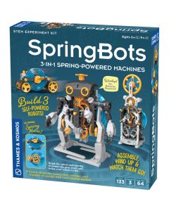 Thames and Kosmos 550038 SpringBots 3-in-1 Spring-Powered Machines