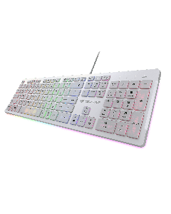 Cougar VANTAR S RGB Scissor-Switch Gaming Keyboard - White