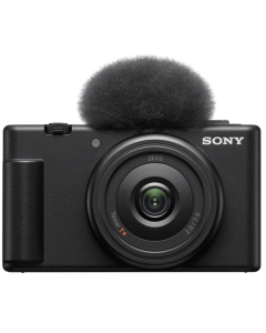 Sony ZV-1F Compact Camera for Content Creators and Vloggers - Black