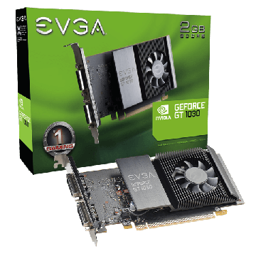 EVGA GEFORCE GT 1030 2GB GDDR5 Graphics Card 02G-P4-6338-KR