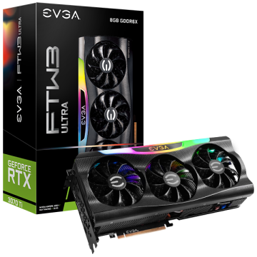 EVGA GeForce RTX 3070 Ti 8GB FTW3 ULTRA GAMING - 08G-P5-3797-KL