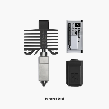 Bambu Lab FAH003 - N - 1 Hotend with Hardened Steel Nozzle - 0.8 mm for P1P, P1S, X1C