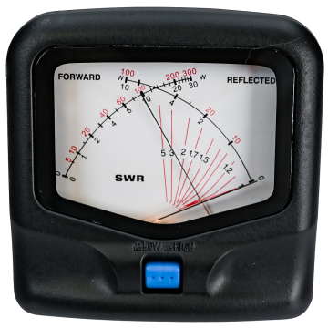 Intellitron WM-1020A HF/VHF 3in Cross-Needle Mobile SWR/Wattmeter