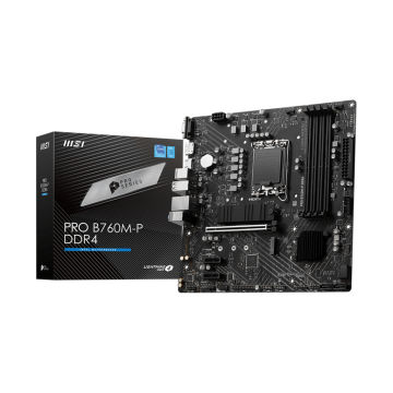 MSI PRO B760M-P mATX DDR4 LGA-1700 Motherboard - B760MPD4