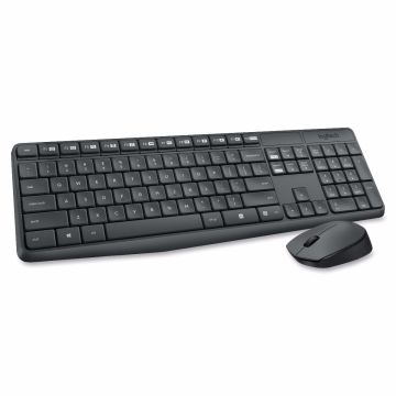 Logitech MK235 Wireless Keyboard Mouse (Grey) Combo 920-007897