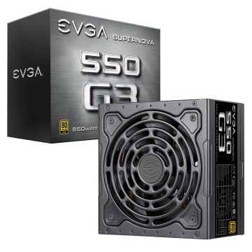 EVGA 550W SuperNOVA G3 80+ Gold Modular ATX PSU 220-G3-0550-Y1