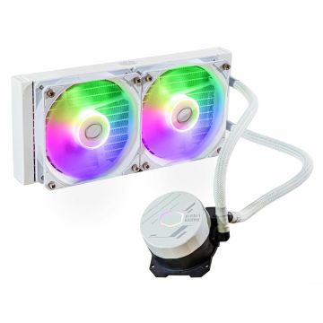 Cooler Master MasterLiquid 240L Core ARGB AIO CPU Cooler - White - MLW-D24M-A18PZ-RW