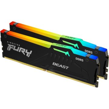 Kingston FURY Beast 64GB DIMM Kit (2x32G) DDR5-6000 CL36 1.35V AMD EXPO - KF560C36BBEAK2-64