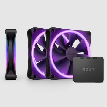 NZXT RF-D12TF-W1 F120 RGB DUO 3x120mm Fan - Black