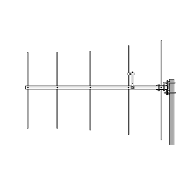 Arrow Antenna 220Mhz 5 Element Yagi 220-5S