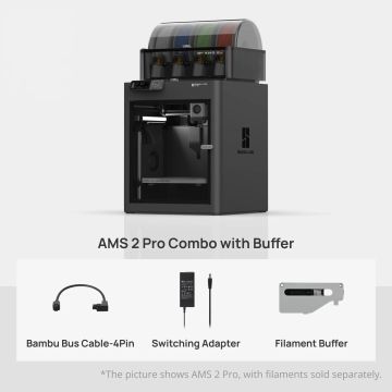 Bambu Lab P1S Combo 3D Printer and AMS 2 Pro