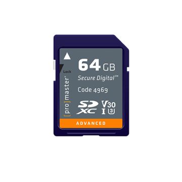 SDXC 64GB Advanced UHS-I V30 Memory Card - 4969