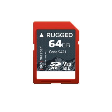 Pro Master SDXC 64GB Rugged UHS-1 memory card - 5421