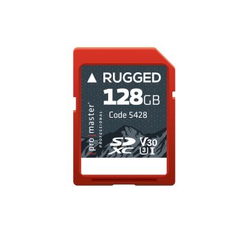 Pro Master SDXC 128GB Rugged UHS -1 memory card - 5428
