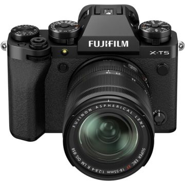 Fujifilm X-T5 Mirrorless Camera with XF 18-55mm F2.8-4 R LM OIS Lens Kit - Black