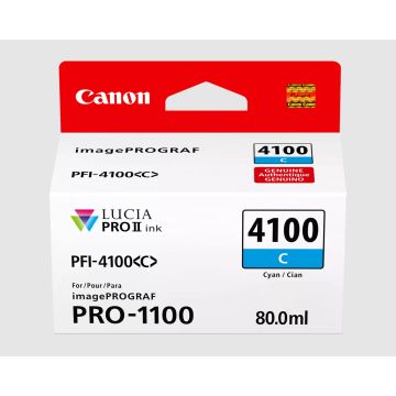 Canon PFI-4100 C Cyan Ink for PRO-1100 - 6778C002
