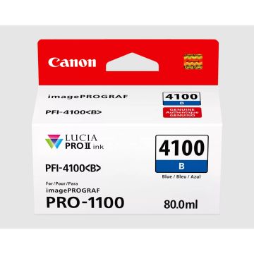 Canon PFI-4100 B Blue Ink for PRO-1100 - 6786C002