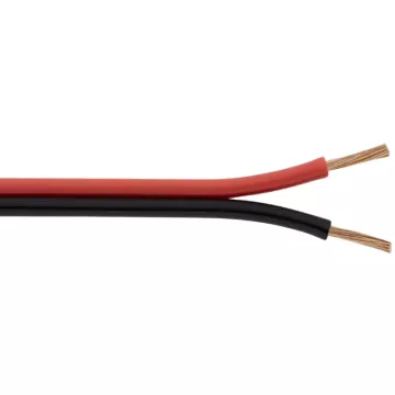 Bonded red/black wire 16AWG - 25ft