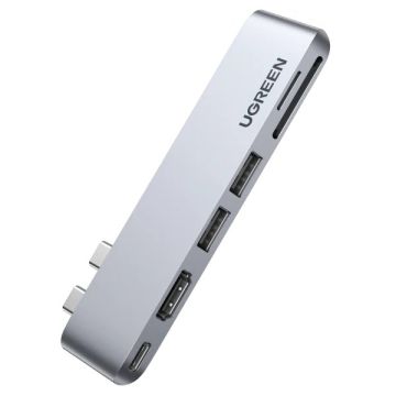 UGREEN 6-in-2 USB-C Hub for MacBook Pro - 80856