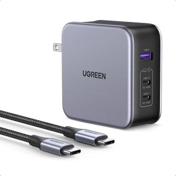 UGREEN Nexode 140W GaN 3-Port USB-C PD Wall Charger - 90548