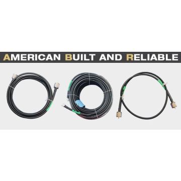 ABR400-Ultra Flex 15ft RG8 Coax Jumper w/ PL259 Ends 25400F-PL-15