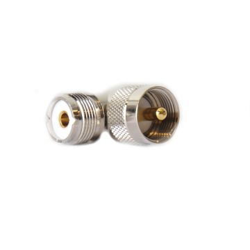 TUOLNK PL 259 auf F Stecker UHF auf F Buchse RF Koaxial Adapter F Typ