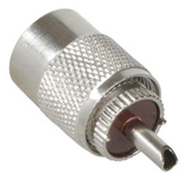 Lands Precision UHF Male PL-259 Connector for LMR-400, Solder On, BSNN