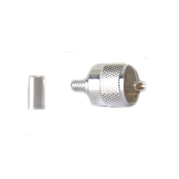 Lands Precision UHF Female (SO-239) Connector for RG-58 Lands Precision UHF Female (SO-239) Connector for RG-58