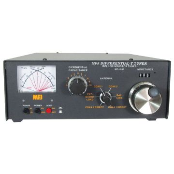 MFJ-9861.8-30MHzAntennaTunerw/CrossNeedlePeakReadingSWR/Wattmeter