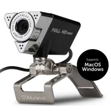 Aluratek AWC01F HD 1080p Webcam with Mic