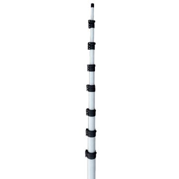 Intellitron AM-2307KD 53ft Heavy-Duty Telescopic Fiberglass Mast with Quick-Release Clamps
