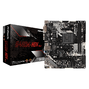 ASRock B450M-HDV R4.0 Micro-ATX Motherboard