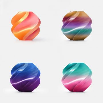 Bambu Lab PLA Silk Multi-Color 3D Printer Filament