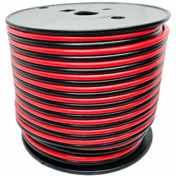Bonded red/black wire 20AWG - 25ft