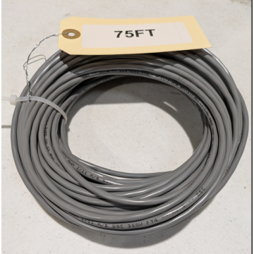 3 Conductor 22 AWG Stranded Rotor Cable, 75 ft.