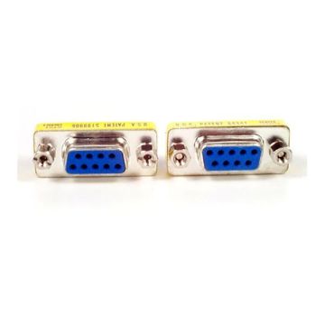 Adattatore Cavo Seriale StarTech.com Da DB9 Maschio A DB9 Femmina - Prolunga Di 3,6 Cm Per Porta COM - Colore Grigio