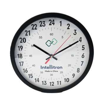 Intellitron 12" 24-hr Wall Clock CK-2201