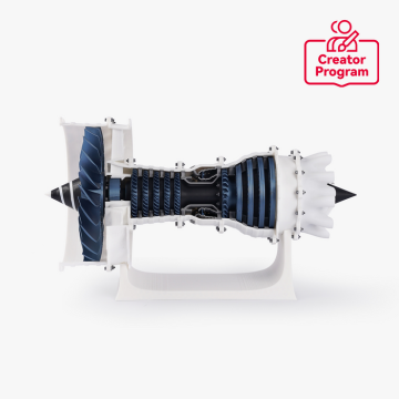 Bambu Lab MH006 Jet Engine Model Components Kit