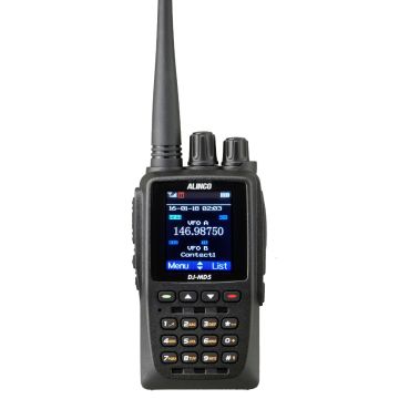 Alinco DJ-MD5TGP Dual Band DMR Part 90 HT w/GPS
