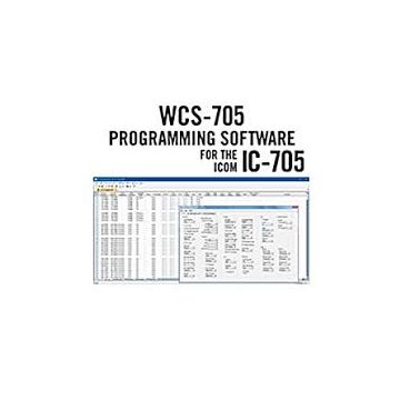 WCS-705-U  Programming Software for Icom 705