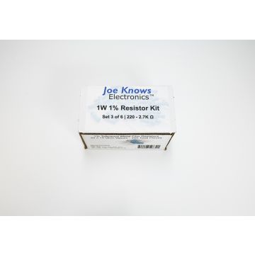 Joe Knows Electronics 1W Resistor Kit Set 3 of 6