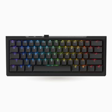 Ducky OneX Mini 60% RGB Inductive Switches Black Gaming Keyboard