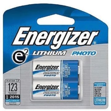 Energizer CR123A 2-pack 3 volt lithium Battery - 1164