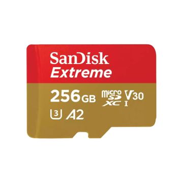 SanDisk Extreme 256 GB Class 3/UHS-I (U3) V30 microSDXC
