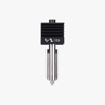 High Flow Hotend with hardened steel nozzle - 0.6 mm for H2D