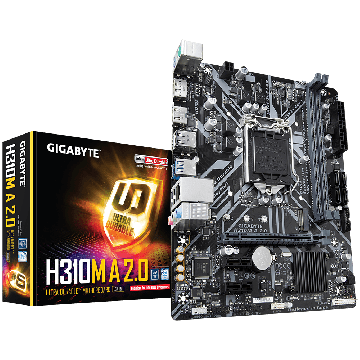 GIGABYTE H310M A 2.0 Micro-ATX Motherboard