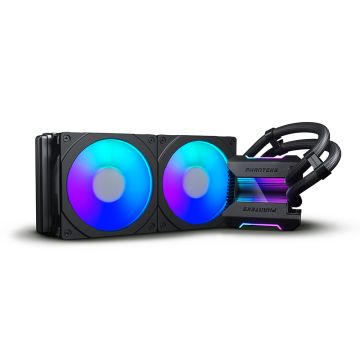 PHANTEKS GLACIER ONE 240MM HALO AIO CPU Cooler - Black