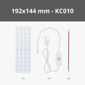 Lithophane LED Backlight Board Kit (4PCS) - KC010