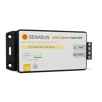 Genasun MPPT Voltage Boosting Solar Controller for LiFEPO4 Batteries